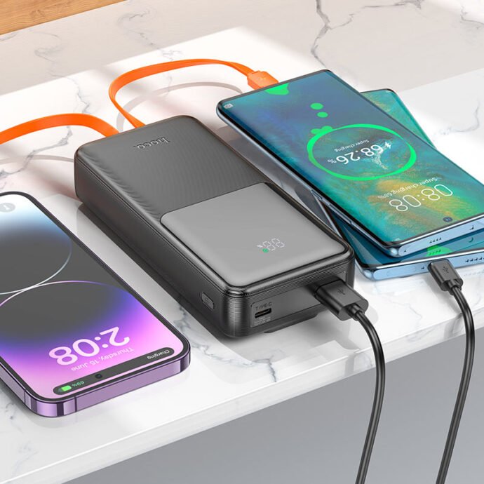 ⁦Power Bank J119A HOCO -  قوة، سرعة، وأناقة! باور بانك⚡⁩ - الصورة ⁦3⁩